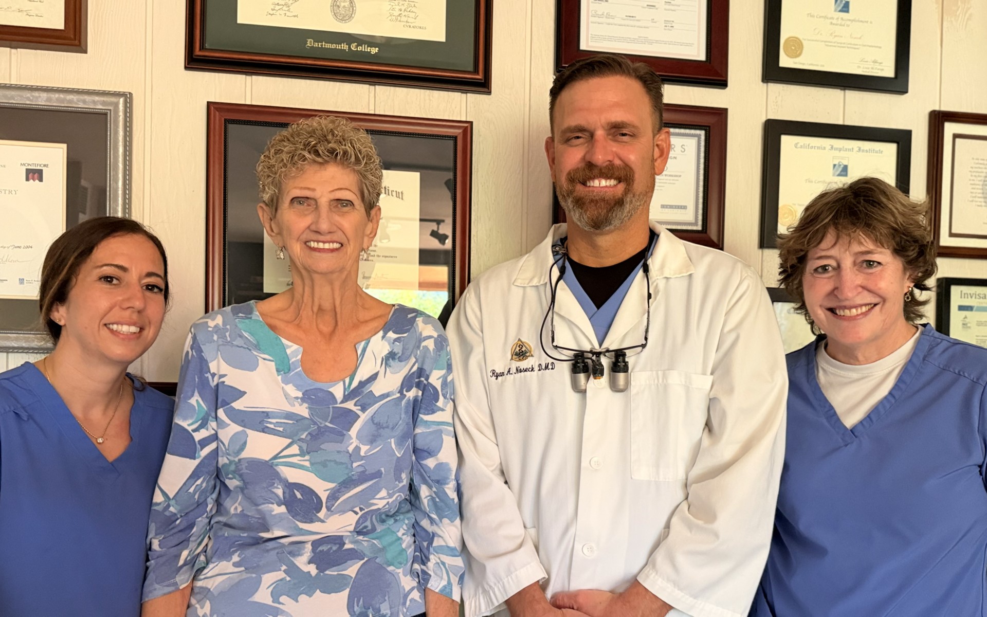 Dr. Ryan Noseck and the dental care team
